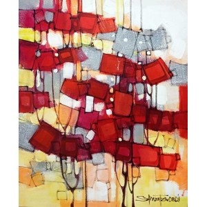 Salman Farooqi, 16 x 20 Inch, Acrylic on Canvas, Cityscape Painting, AC-SF-639